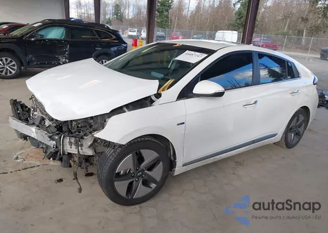 2020 Hyundai Ioniq Hybrid Limited из США, поврежденный, VIN KMHC05LC8LU240549